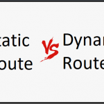 difference static routing dynamic routing