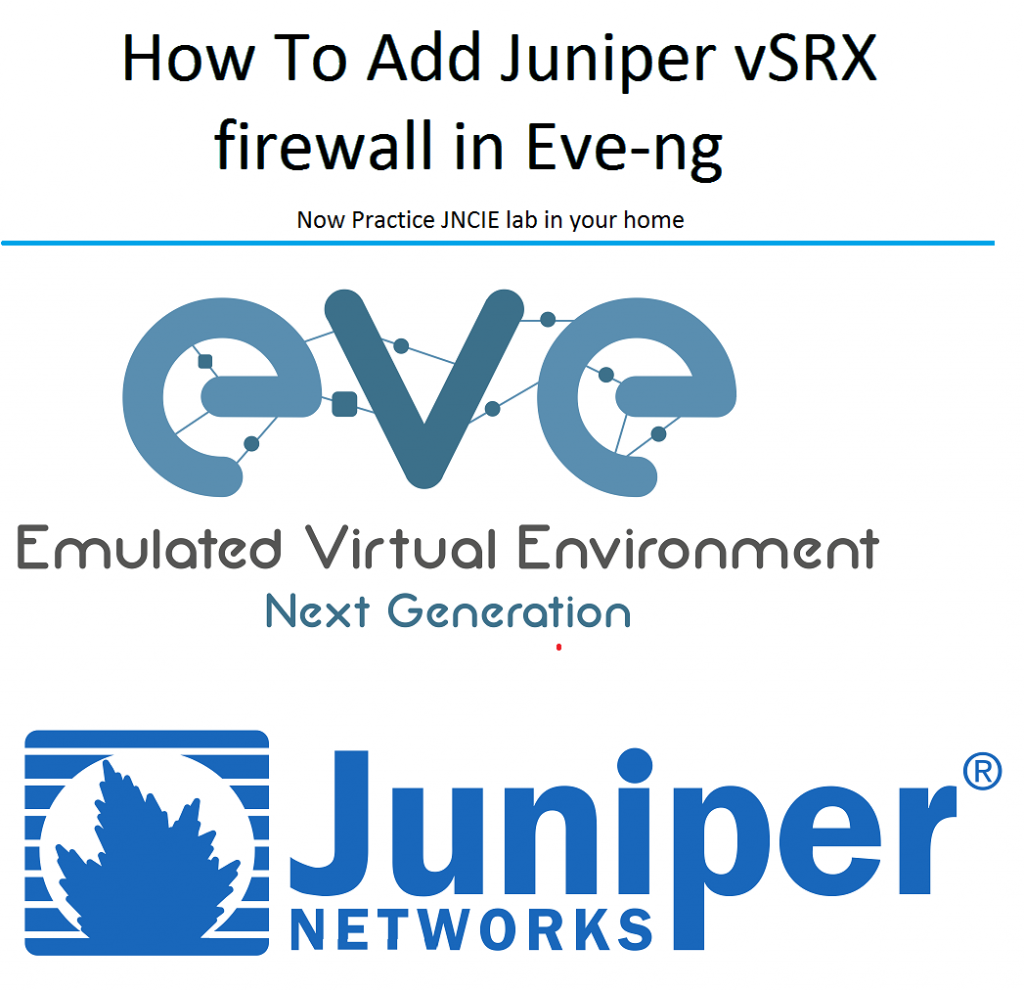 how to add juniper vsrx firewall in eve-ng