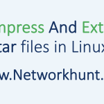compress and extract tar files in linux