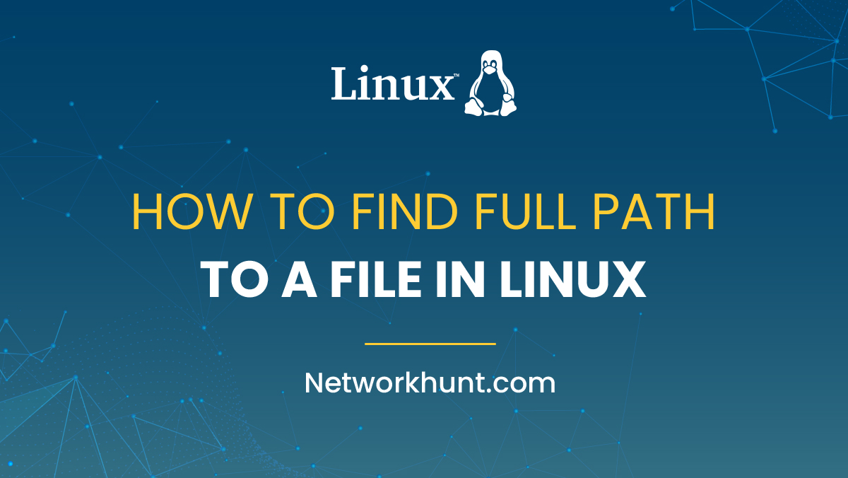 How to find full path to a file in Linux