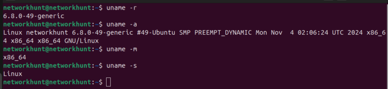 How to check OS version in Linux - NetworkHunt