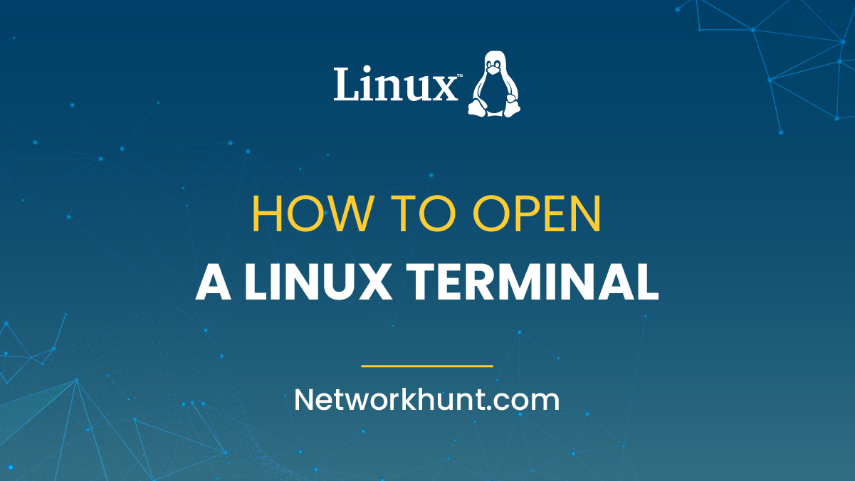 how to open linux terminal