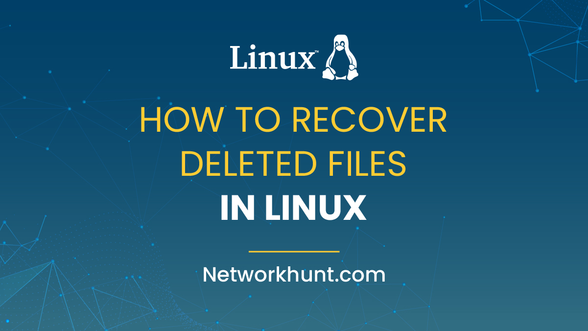 recover deleted files in linux