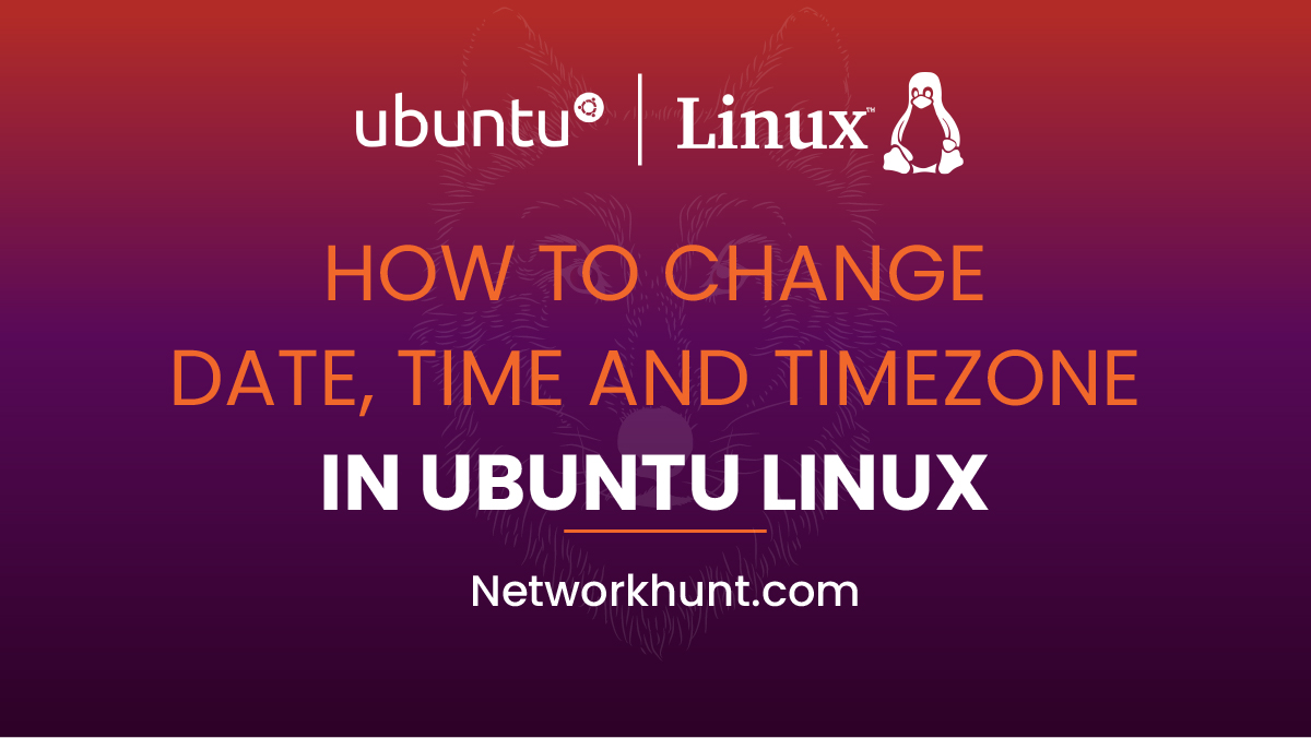 change date time and timezone in ubuntu